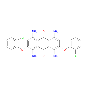 9,10-Anthracenedione, 1,4,5,8-tetraamino-2,7-bis(2-chlorophenoxy)-