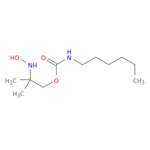 Carbamic acid, hexyl-, 2-(hydroxyamino)-2-methylpropyl ester