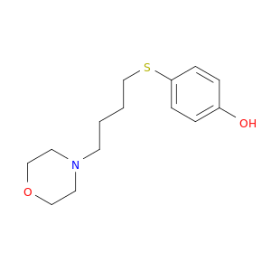 Phenol, 4-[[4-(4-morpholinyl)butyl]thio]-
