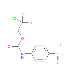 Carbamic acid, [4-(chlorosulfonyl)phenyl]-, 2,2,2-trichloroethyl ester