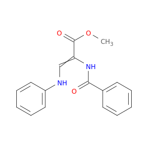 Methyl (2E)-3-(phenylamino)-2-(phenylformamido)prop-2-enoate