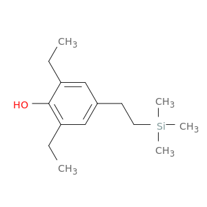 Phenol, 2,6-diethyl-4-[2-(trimethylsilyl)ethyl]-