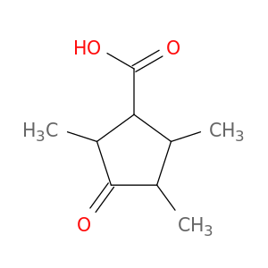 Cyclopentanecarboxylic acid, 2,3,5-trimethyl-4-oxo-