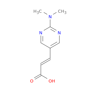 (2E)-3-[2-(二甲基氨基)嘧啶-5-基]丙烯酸