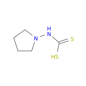 Carbamodithioic acid, pyrrolidinyl-