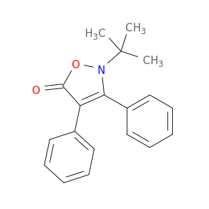 5(2H)-Isoxazolone, 2-(1,1-dimethylethyl)-3,4-diphenyl-