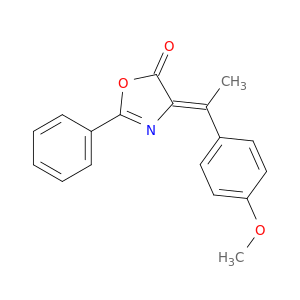 5(4H)-Oxazolone, 4-[1-(4-methoxyphenyl)ethylidene]-2-phenyl-, (Z)-