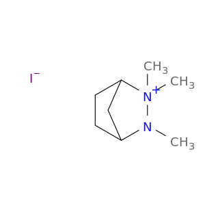 3-Aza-2-azoniabicyclo[2.2.1]heptane, 2,2,3-trimethyl-, iodide