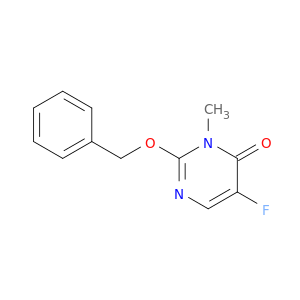 4(3H)-Pyrimidinone, 5-fluoro-3-methyl-2-(phenylmethoxy)-