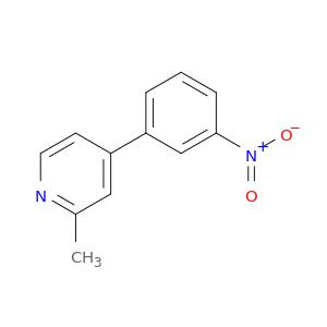 Pyridine, 2-methyl-4-(3-nitrophenyl)-