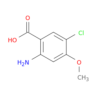 2-氨基-5-氯-4-甲氧基苯甲酸