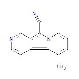 Pyrido[4,3-a]indolizine-10-carbonitrile, 5-methyl-