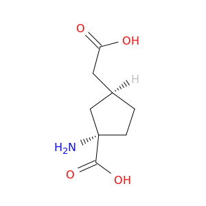 Cyclopentaneaceticacid, 3-amino-3-carboxy-, (1S,3S)-