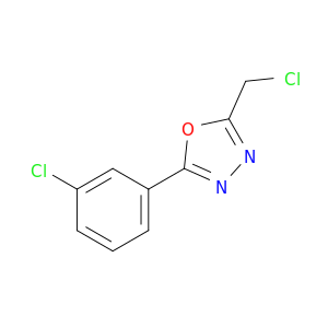 2-(Chloromethyl)-5-(3-chlorophenyl)-1,3,4-oxadiazole