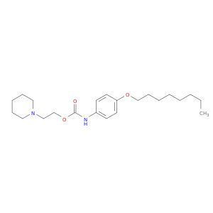 Carbamic acid, [4-(octyloxy)phenyl]-, 2-(1-piperidinyl)ethyl ester