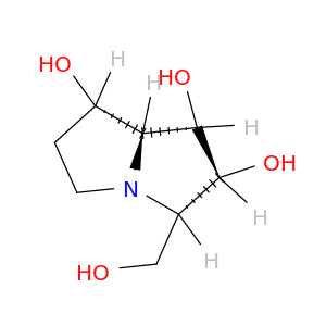 1H-Pyrrolizine-1,2,7-triol,hexahydro-3-(hydroxymethyl)-, (1R,2R,3S,7S,7aR)-