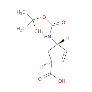 (1S,4S)-4-((叔丁氧羰基)氨基)环戊-2-烯羧酸