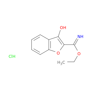 2-Benzofurancarboximidic acid, 3-hydroxy-, ethyl ester, hydrochloride