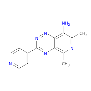 Pyrido[3,4-e]-1,2,4-triazin-8-amine,5,7-dimethyl-3-(4-pyridinyl)-