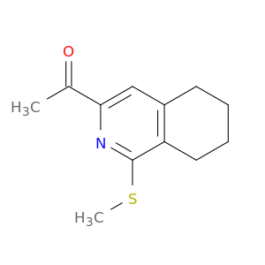 Ethanone, 1-[5,6,7,8-tetrahydro-1-(methylthio)-3-isoquinolinyl]-