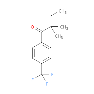 2,2-二甲基-1-[4-(三氟甲基)苯基]-1-丁酮