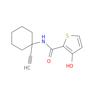 2-Thiophenecarboxamide, N-(1-ethynylcyclohexyl)-3-hydroxy-