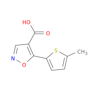 5-(5-methylthiophen-2-yl)-1,2-oxazole-4-carboxylic Acid