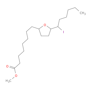 2-Furanoctanoic acid, tetrahydro-5-(1-iodohexyl)-, methyl ester