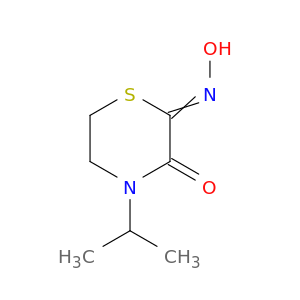 2,3-Thiomorpholinedione, 4-(1-methylethyl)-, 2-oxime