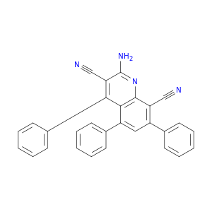 3,8-Quinolinedicarbonitrile, 2-amino-4,5,7-triphenyl-