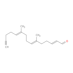 2,6,10-Pentadecatrien-14-ynal, 6,10-dimethyl-, (E,E,E)-