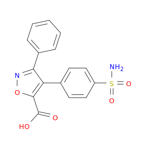 4-[4-(氨磺酰基)苯基]-3-苯基-5-异恶唑亚羧酸
