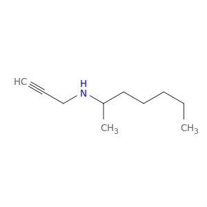 1-METHYL-N-2-PROPYNYLHEXYLAMINE