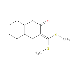 2(1H)-Naphthalenone, 3-[bis(methylthio)methylene]octahydro-