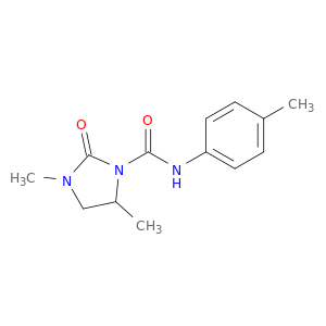 1-Imidazolidinecarboxamide, 3,5-dimethyl-N-(4-methylphenyl)-2-oxo-