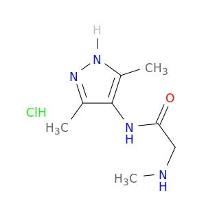 N-(3,5-Dimethyl-1H-pyrazol-4-yl)-2-(methylamino)acetamide Hydrochloride