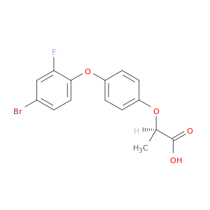 Propanoic acid,2-[4-(4-bromo-2-fluorophenoxy)phenoxy]-, (R)- (9CI)