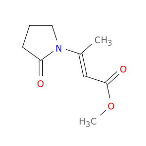 2-Butenoic acid, 3-(2-oxo-1-pyrrolidinyl)-, methyl ester, (Z)-