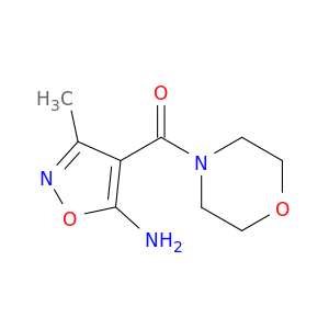 Morpholine, 4-[(5-amino-3-methyl-4-isoxazolyl)carbonyl]-