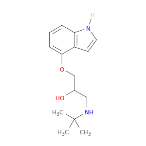 2-Propanol, 1-[(1,1-dimethylethyl)amino]-3-(1H-indol-4-yloxy)-