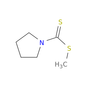 1-Pyrrolidinecarbodithioic acid, methyl ester