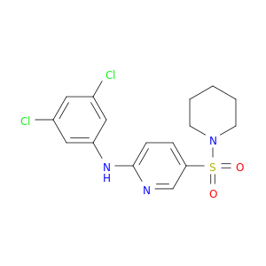 N-(3,5-DICHLOROPHENYL)-5-(PIPERIDIN-1-YLSULFONYL)PYRIDIN-2-AMINE