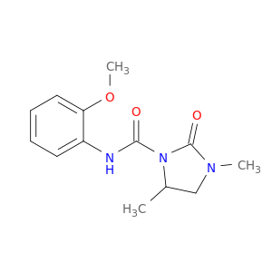 1-Imidazolidinecarboxamide, N-(2-methoxyphenyl)-3,5-dimethyl-2-oxo-