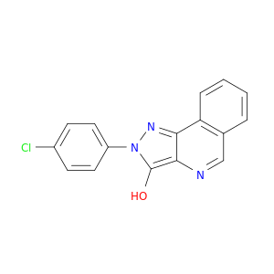 2H-Pyrazolo[4,3-c]isoquinolin-3-ol, 2-(4-chlorophenyl)-