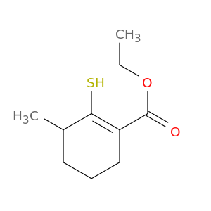 1-Cyclohexene-1-carboxylic acid, 2-mercapto-3-methyl-, ethyl ester
