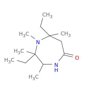 5H-1,4-Diazepin-5-one, 2,7-diethylhexahydro-1,2,3,7-tetramethyl-
