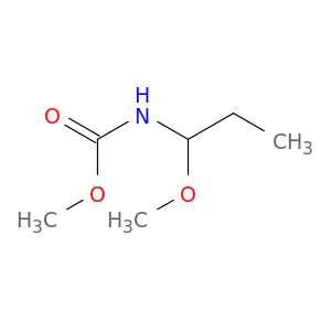 Carbamic acid, (1-methoxypropyl)-, methyl ester