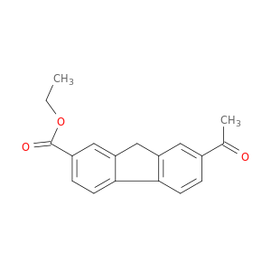 9H-Fluorene-2-carboxylic acid, 7-acetyl-, ethyl ester