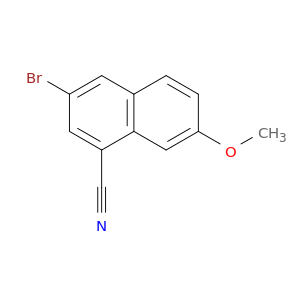 1-Naphthalenecarbonitrile,3-bromo-7-methoxy-