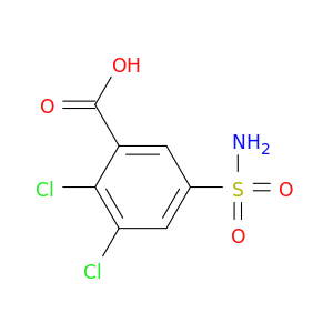 2,3-Dichloro-5-sulfamoylbenzoic acid